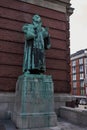 Hamburg, Germany - July 18, 2021 - the exterior of St. Michael`s Church - one of Hamburg`s five Lutheran main churches